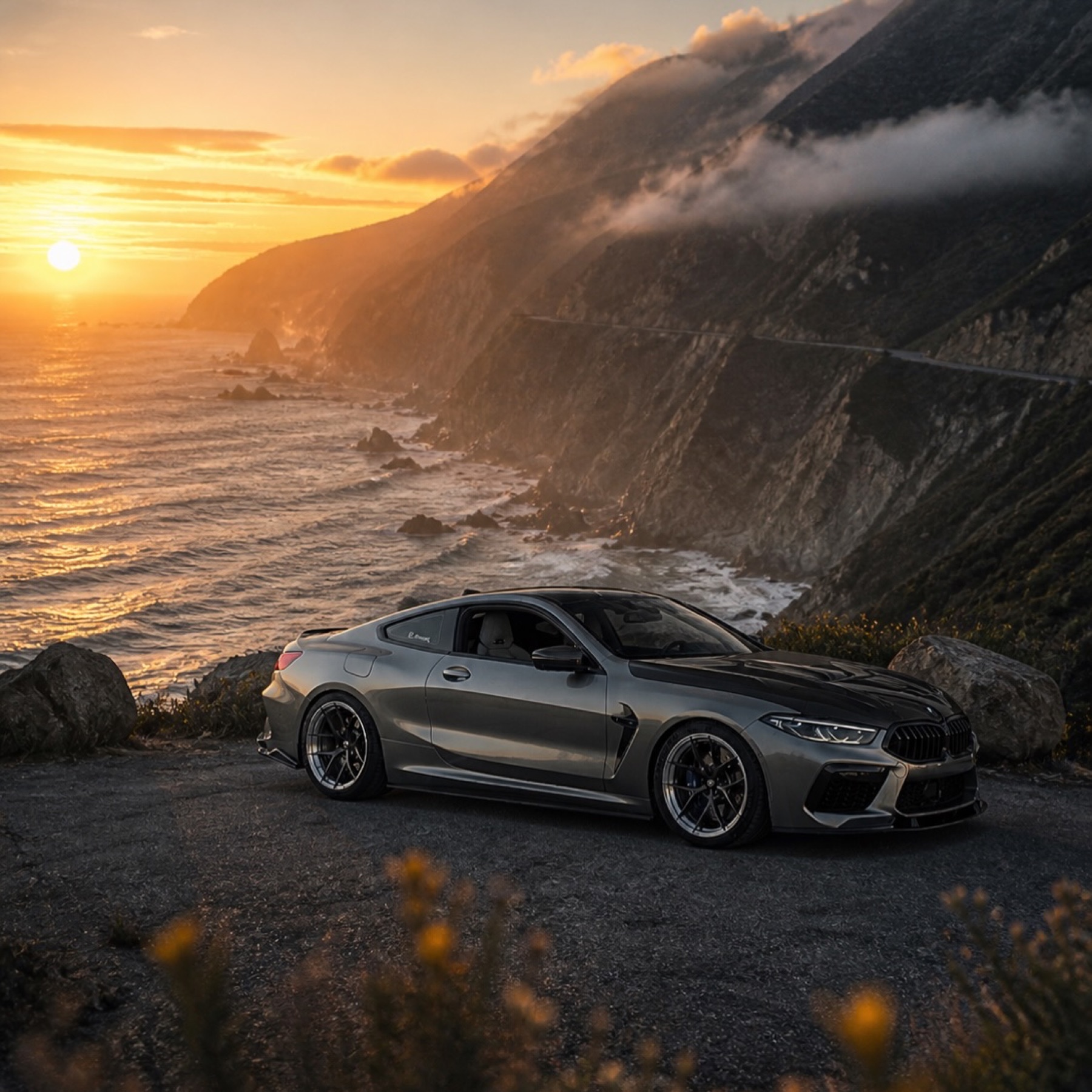 M8 on the coastline